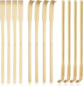 Bd27352 -1845 12 Pcs Natural Bamboo Back Scratcher Traditional Wooden Long