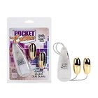004017 Calexotics Pocket Exotic Female Vibrating Double Gold Bullets 4043952587904