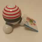 031262072443 Homedics Atom Mini Handheld Vibrating Massager Red Grey