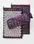 034-h-pp-pack Spoonk New Organic Hemp Acupressure Massage Mat Eco Foam Plum Purple 842117000340