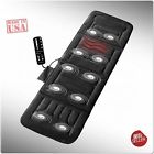 046854171015 Motor Massage Plush With Heat Comfort Products Full Body Massager Mat Cushion Seat Lumbar Back Vibration Bed