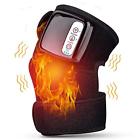 10244usem Knee Heating Pad Heat Brace Wrap Heated Vibration Massage For