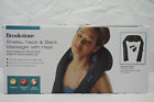 1200044 Brookstone Shiatsu Neck Back Massager With Heat Used Tested And