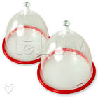 200142-103 Leluv Replacement Pair Breast Cups For Vacuum Pump 848962086140