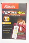 2013-511 Sunbeam Xpressheat Heating Pad Burgundy