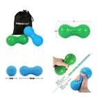 2017090704 Forcefree Spiky Massage Balls Set Green Hard Blue 723247536261