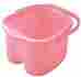2500 Inomata Foot Detox Massage Spa Bucket Pink