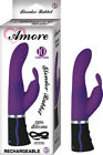 2564-1 Nasstoys Premium Usb Rechargeable Speed Magic Rabbit Purple Waterproof Silicone