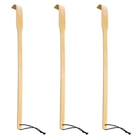 3 Pc Bamboo Wood Back Scratcher Long 18.5inch