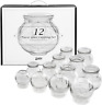 313031929968 Acu Supply Glass Cupping Therapy Set With Guidance