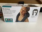 316238 Brookstone Shiatsu Neck And Back Massager With Heat Model New