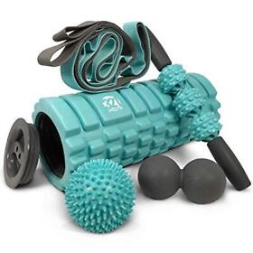 321 Strong 5 In 1 Foam Roller Set Includes Hollow Core Massage