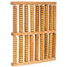 379017 Dollaritem New Foot Massager Wooden Roller Action Wholesale 089775570789