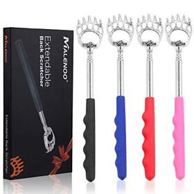 4-pack Back Scratcher For Women Men Extendable Bear Claw Automatic Telescoping M