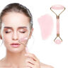 405936421781 Unbranded Natural Rose Quartz Stone Roller Chinese Gua