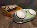 411a Dr Sholls Vintage Scholls Green Bakelite Finish Vibrating Electric Foot Massager 411