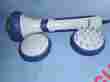 4296 Three Heads Wahl Massager Model Deluxe Therapy Wand With 3 Full Size 2 Speed