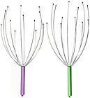 4860716496834 Kikkerland Hand Held Scalp Head