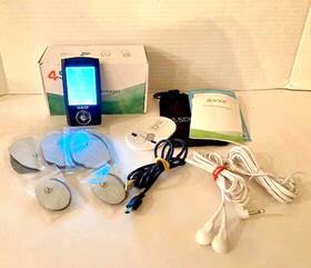 4sdot 791342826464 Dual Channel Tens Ems Unit 24 Modes Muscle Stimulator With 10 Pads