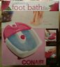 551426056 Conair Relaxing Foot Bath With Bubbles And Heat New In