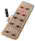 60-2907p08 Comfort Products Body Massager Mat Portable Vibrating Heat Massage Back Ache Hot Heating Pad