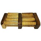 672823623898 Traditional Thai Health Care Foot Massager Wooden Roller