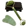 6959167792102 Unbranded Natural Jade Stone Roller Face Massager Anti
