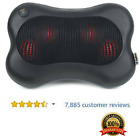 12171 7 72195 5 Zyllion Shiatsu Pillow Massager Deep Heat Back Neck