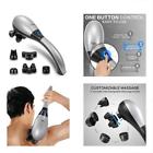 7059129194247 Cordless Percussion Handheld Neck Massager Rechargeable Deep Tissue