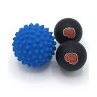 709112707684 Generic Massage Ball Set Solid Rubber Lacrosse Balls