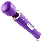 724884509410 Cordless Personal Wand Massager Handheld Rechargeable Powerful For