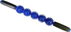 726084274150 Muscle Roller Stick 3000 Ergonomic Padded Grip 5 Spiky Balls Massage
