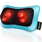 729043293322 Unbranded Shiatsu Neck Back Massager Pillow With Heat