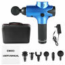 770913474464 Unbranded Heads Lcd Muscle Massage Gun Deep Tissue