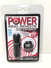 782631237214 Nasstoys Power Slim Bullet Ring Remote Control Black
