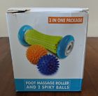 797566262538 Pasnity Foot Massage Roller Spiky Ball Pain Relief