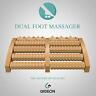 799666389115 Gideon Wooden Dual Foot Massager And Roller Pain