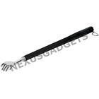 810970011094 Nexusgadgets Back Itch Scratcher 19 Inch Black Wood Wooden Handle Metal Hand Backscratcher Fs