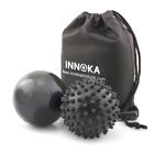 857773006919 Innoka Massage Therapy Ball With Bag Gray In