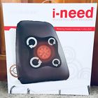 883594022852 Brookstone Heated Full Back Shiatsu Massager For Chair