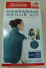 884-650-035 Sunbeam New Massaging Renue Extended Back Wrap Heat 027045797719