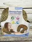 889779002244 Health Touch Memory Foam Neck Massager Cheetah Vibration