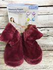 889779002510 Health Touch Memory Foam Massaging Booties Womens Vibration