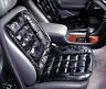 9615 Wagan Leather Cushion With Ergonomic Design In Black
