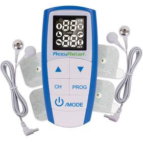 Acrl-3100 Accurelief Complete 3-in-1 Tens Unit Ems Massager Device - Pain Relief Elec