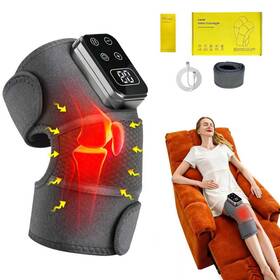 Jd-8551-1 Aconite Knee Massager With Heat Heating Pad 5 Vibration Modes Cordless