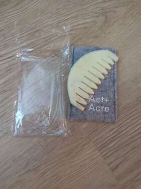 Act Acre 854173008499 Scalp Gua Sha Tool Natural Jade Full Size New In Sleeve Sealed