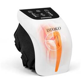 Xg-hd201 Adkjoy Dtoko Knee Massager -large Screen Adjustable Temperature Cordless Orange