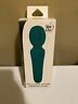 Ae-wf-8157-2 Adam And Eve Wand Massager Green Silicone Powerful 844477018157