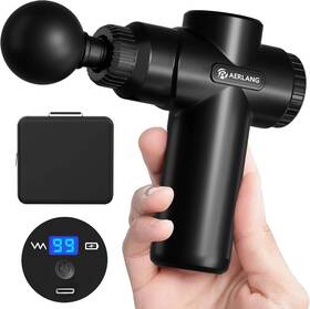 Em17 Aerlang Mini Massage Gun Portable Deep Tissue Quiet - With Black Case Included